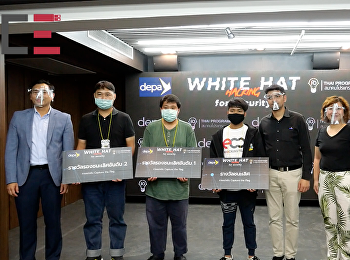 นักศึกษาสาขาวิชาวิศวกรรมคอมพิวเตอร์
มหาวิทยาลัยราชภัฏสวนสุนันทา
ได้รับรางวัลรองชนะเลิศอันดับ 2
ในการแข่งขันเกม Capture The Flag